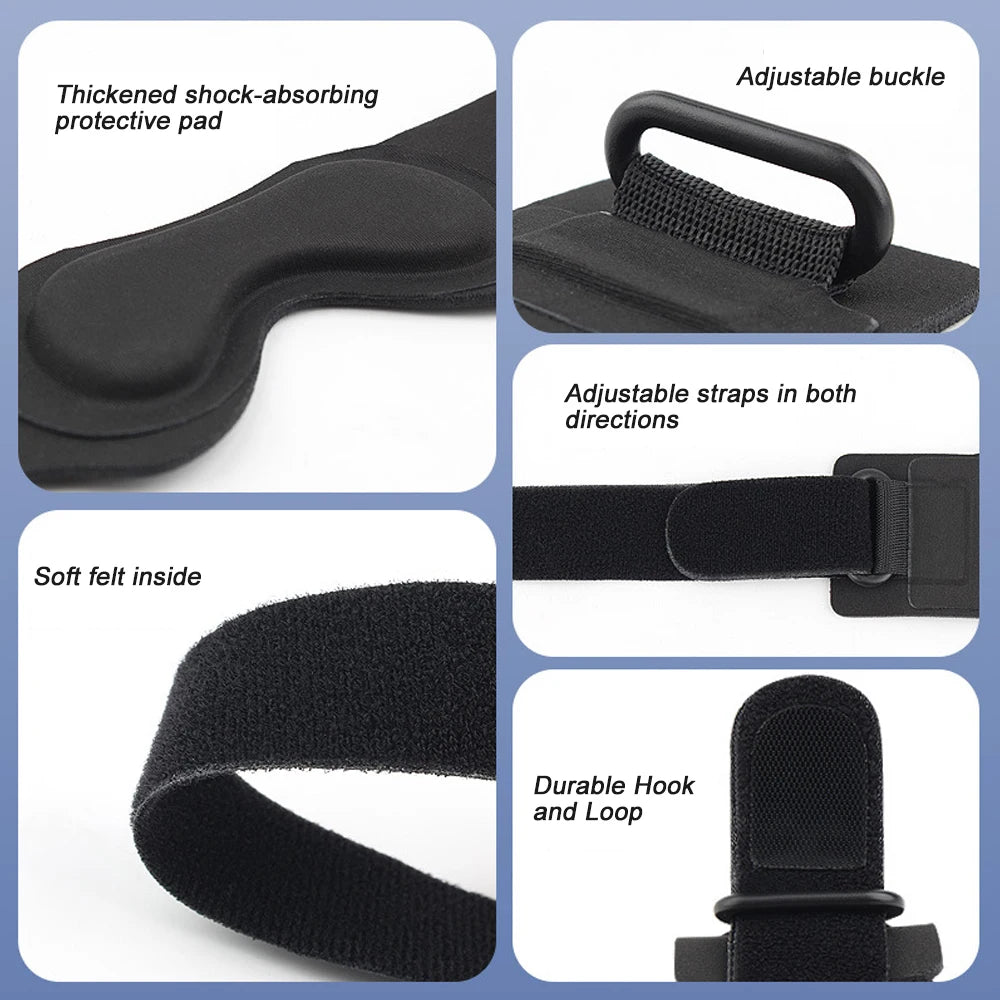 1PCS Silicone Patellar Tendon Support Strap, Knee Brace for Women & Men, Adjustable Non-Slip Patella Band Support for Running