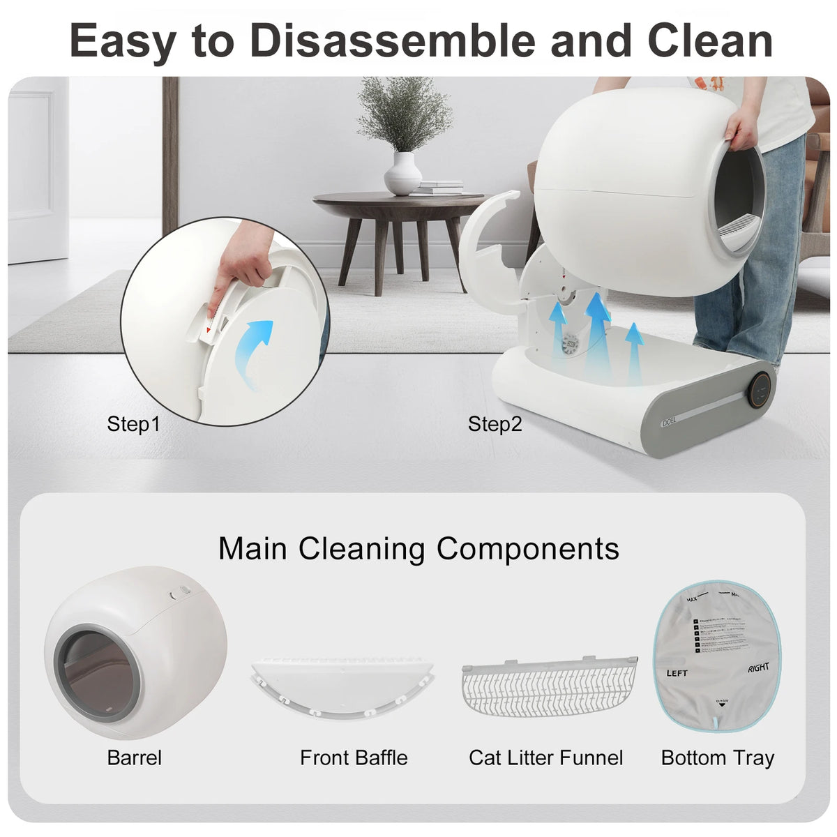 DOEL 2026 Smart Litter Box